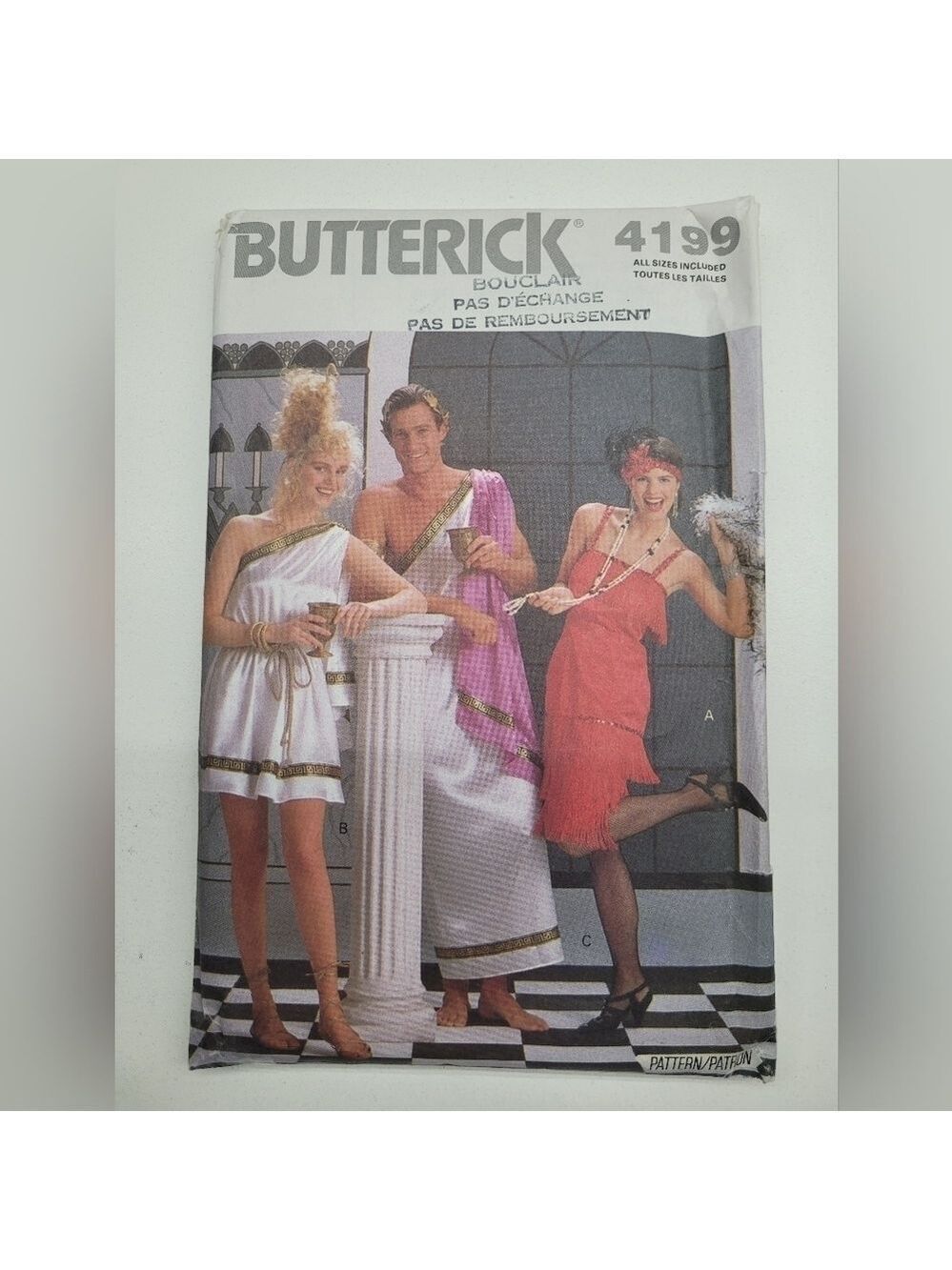 🧵4/$20🧵 Butterick 4199 Costume Sewing Pattern Uncut Size XS-S-M-L DIY Supplies